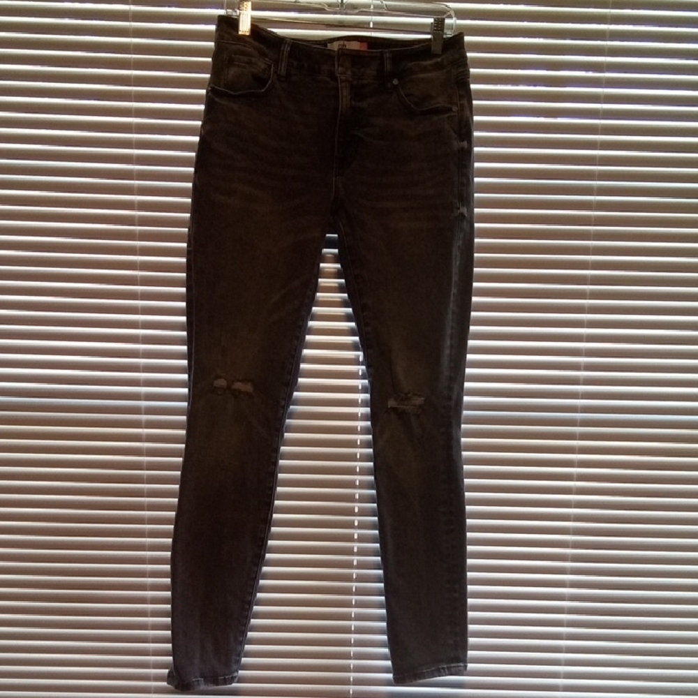 CAbi Women's Dark Gray Skinny Jeans